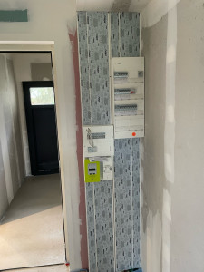 Photo de galerie - Pose et installation du tableau électrique 