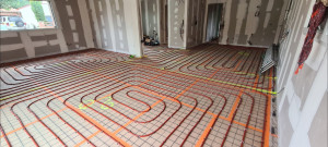 Photo de galerie - Installation plancher chauffant
