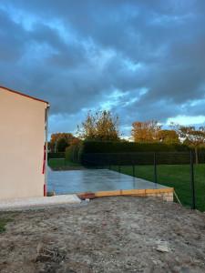 Photo de galerie - Dalle béton pour une terrasse 