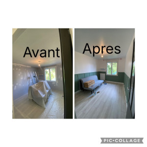 Photo de galerie - Rénovation une chambre pour lu petit enfants 