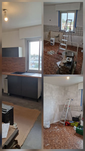 Photo de galerie - Rénovation d'une cuisine complète du sol au plafond 