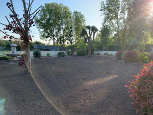 Photo de galerie - Création d’un gazon 