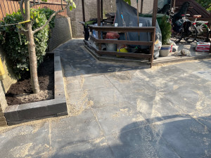 Photo de galerie - Terrasse paysagée avec jardinières