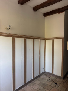 Photo de galerie - Habillage du hall d'entrée.