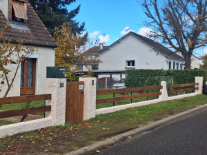 Photo de galerie - Clôture réalisée au chautay 