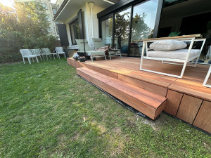 Photo de galerie - Terrasse en bois exotique