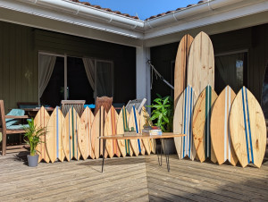 Photo de galerie - Planche de surf décorative