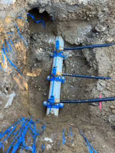 Photo de galerie - Branchement d’eau sur une conduite en charge 