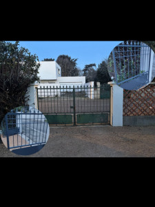 Photo de galerie - Peinture d’un portail +portillon