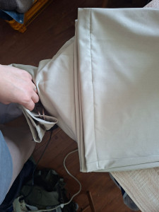 Photo de galerie - Ourlet pantalon a la machine 
