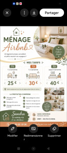 Photo de galerie - Je suis à votre service pour effectuer le ménage de votre Airbnb n'hésitez pas.