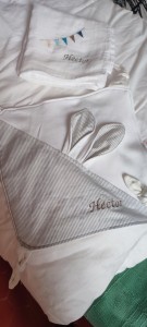 Photo de galerie - Derniers cadeaux réalisés pour naissance d'un petit garçon 