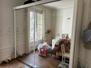 Photo de galerie - Remise en état (débloquée) de la porte coulissante 