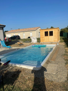 Photo de galerie - Installation et raccordement complet d’une piscine coque
