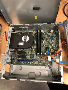 Photo de galerie - Remplacement alimentation pc