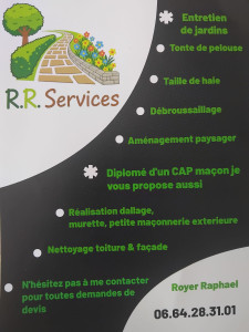 Photo de galerie - Je vous propose mes services pour tout l'entretien de votre jardin mais aussi l’aménagements de celui ci.
