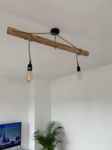 Photo de galerie - Création d’un luminaire en bois de A à Z 