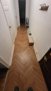 Photo de galerie - Pose de paquet en chevron