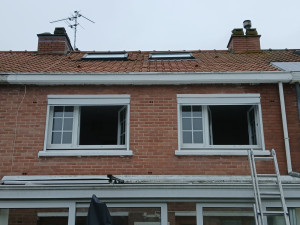 Photo de galerie - Remise en peinture des 2.  chéneaux