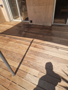 Photo de galerie - Application huile terrasse