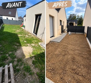Photo de galerie - Pose allée pavage