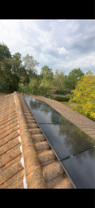 Photo de galerie - Nettoyage panneaux photovoltaïques 