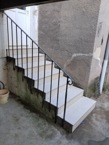 Photo de galerie - Escalier en grès cérame  à  Nancy 