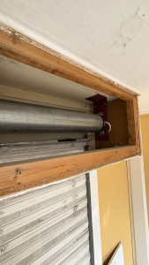 Photo de galerie - Remplacement d’un moteur et attache du volet roulant 