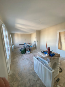 Photo de galerie - Réfection des murs et plafond, peinture mur et plafond 