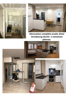 Photo de galerie - Rénovation complète d’appartement à Strasbourg 