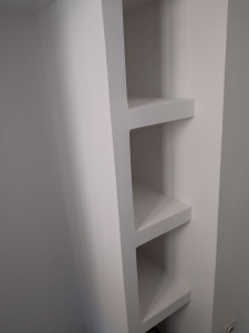 Photo de galerie - Réalisation de niches en placo 