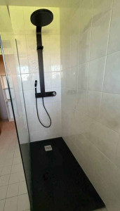 Photo de galerie - Pose de douche à l'italienne 
