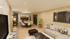 Photo de galerie - Aménagement et décoration d'une longère en rénovation