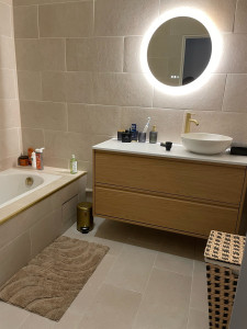 Photo de galerie - Rénovation totale d une salle de bain à Nice 