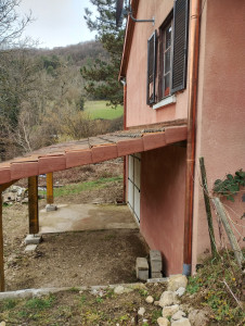 Photo de galerie - Réfection d une toiture, avec zingueur cuivre 