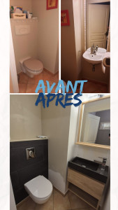 Photo de galerie - Remplacement bati support et lave-main