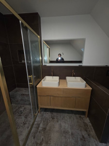 Photo de galerie - Montage meuble, les vasque et les robinets 
