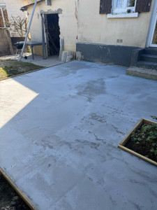 Photo de galerie - Ragreage sur dalle après 
