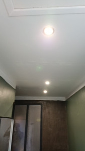 Photo de galerie - Ratissage + peinture plafond