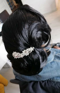 Photo de galerie - Chignon mariée