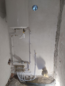 Photo de galerie - Photo d'une installation en multicouche  pour l'alimentation en eau d'un appartement 