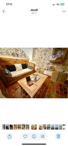 Photo de galerie - Lit et table, basse, après ponçage