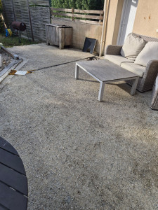 Photo de galerie - Nettoyage Karcher terrasse