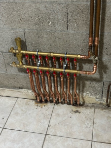 Photo de galerie - Remplacement de collecteur de chauffage 