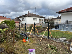 Photo de galerie - Pose de clôture 