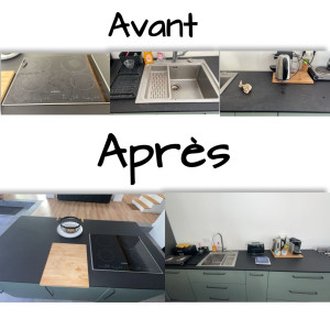 Photo de galerie - Avant après dans un AirBnb 