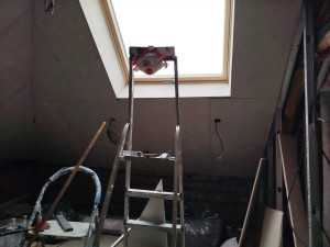 Photo de galerie - Isolation de combles et création de chambres.