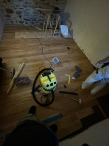 Photo de galerie - Pose de parquet flottant 