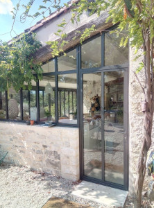 Photo de galerie - Verrière d’angle + porte 