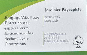 Photo de galerie - Carte de visite 